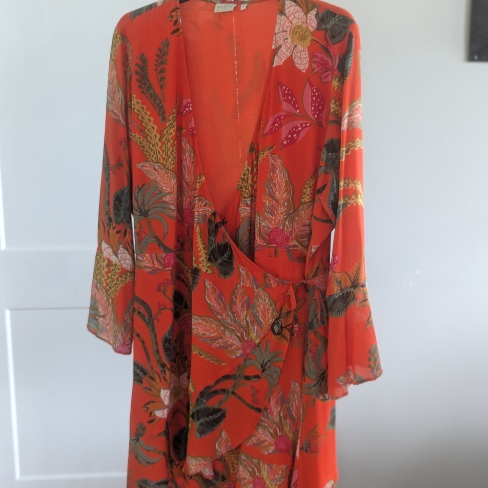 Spartina laurel flowy wrap dress